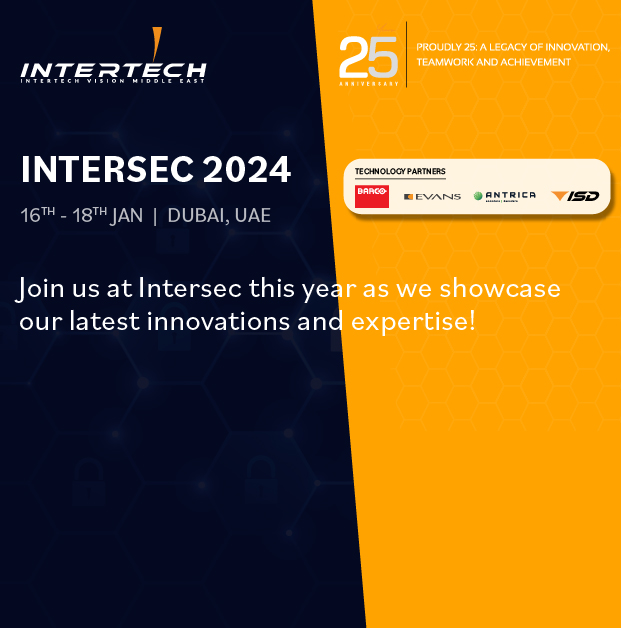 Intertech Vision Middle East to Exhibit at Intersec 2024
